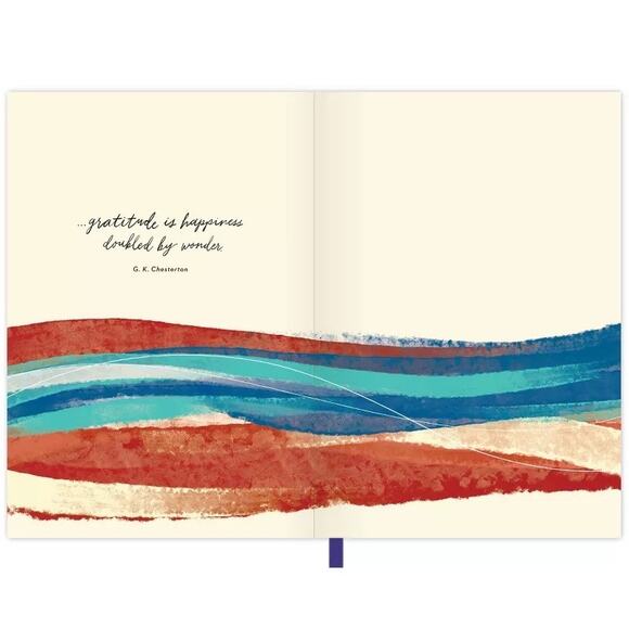 Guided Journal Softcover Sewn Moments of Gratitude - Green Inspired - Picture 5 of 5